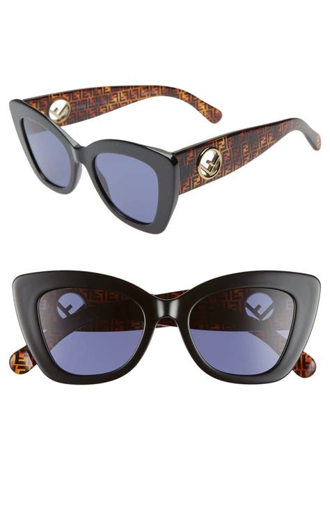 52mm sunglasses fendi|fendi sunglasses catalogue.